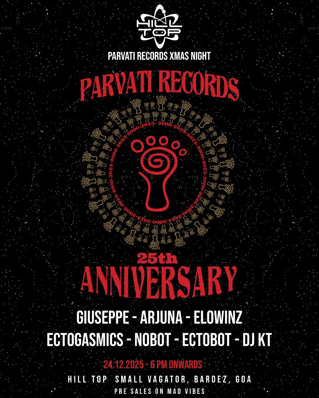 Parvati Records Xmas Night 2025