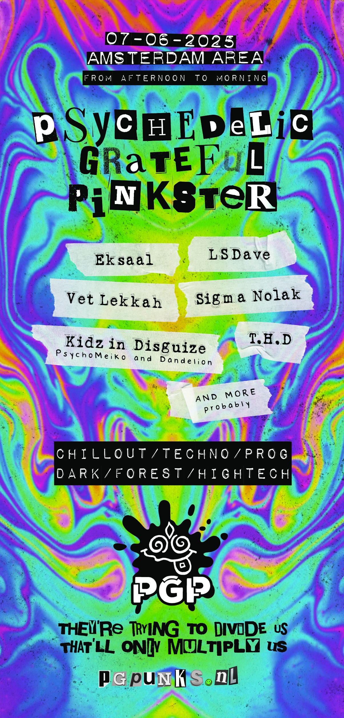 Psychedelic Grateful Pinkster : Pre party