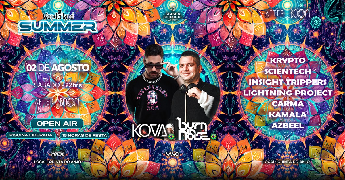Wonderland Summer – Burn in Noise & Kova – Ressaca BOOM